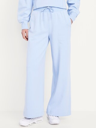 Extra High-Waisted Dynamic Fleece Wide-Leg Sweatpants | Old Navy (US)