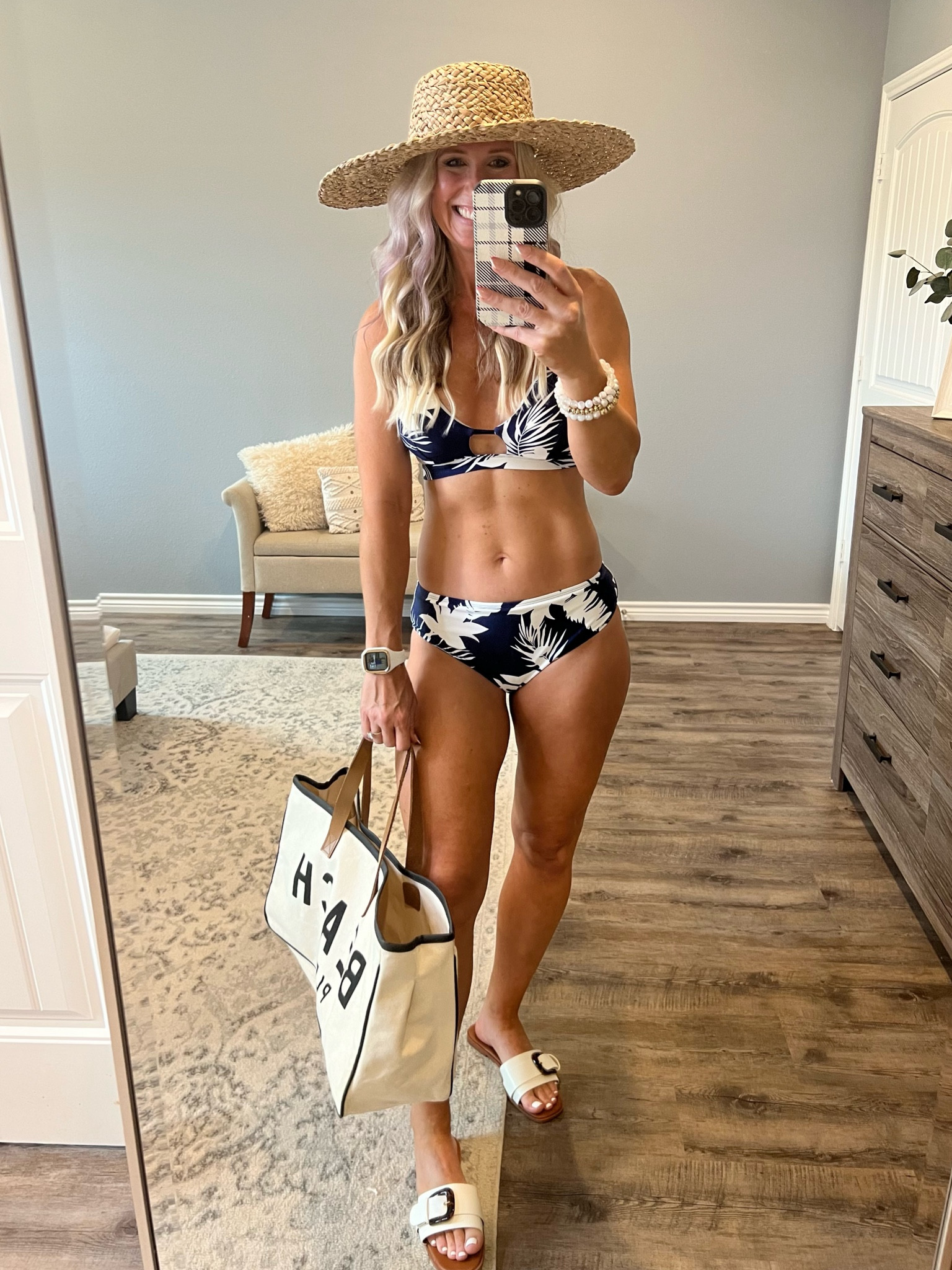 Y’all, style the cutest freaking swimsuit EVA with me! From CUPSHE and legit, no exaggeration, this is my absolute favorite swimsuit!!

Cupshe bikini. Best bikini summer 2023. Cupshe crew. Beach bag. White buckle sandals. White bangles. Wide brim hat. Summer. Full coverage bottom bikini.

#LTKSeasonal #LTKFind #LTKswim