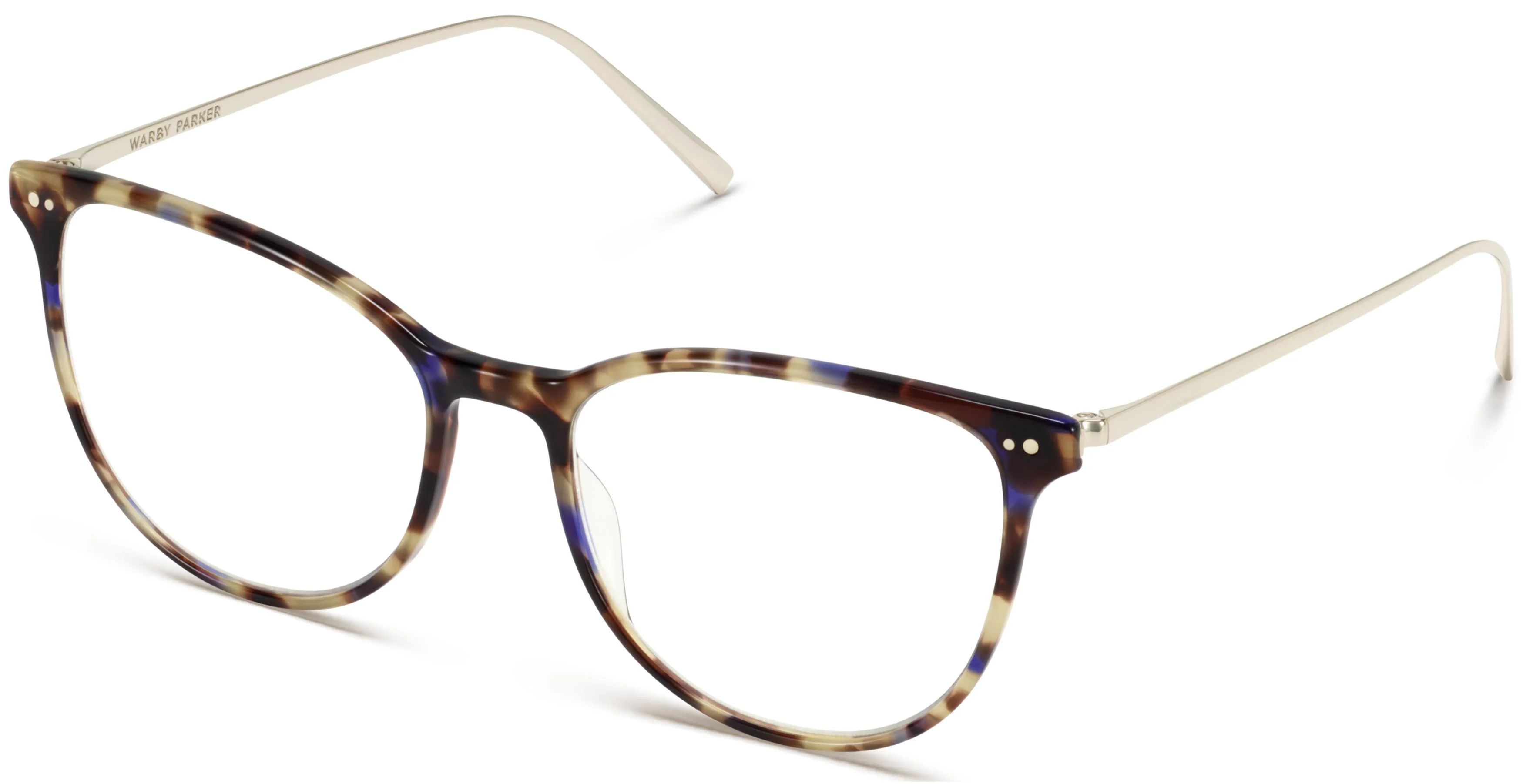 Maren Eyeglasses in Mulberry Tortoise Fade with Polished Gold | Warby Parker | Warby Parker (US)