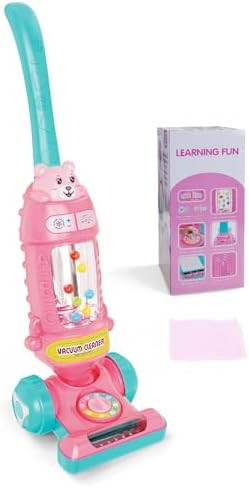FS Kids Vacuum Toy That Really Works with Lights & Sounds, Pretend Play Toy Vacuum for Toddlers 1... | Amazon (US)