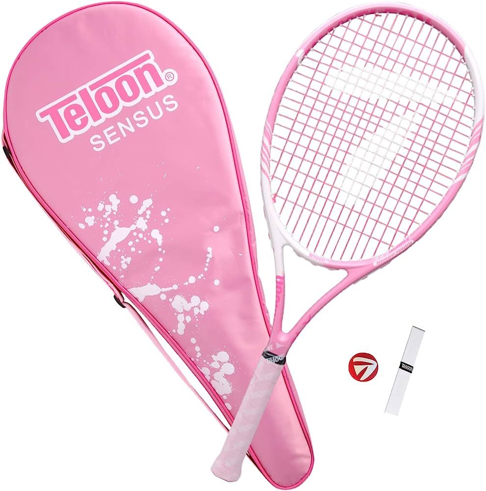 Teloon Sensus Series | Triple Shock Absorption | Adult Tennis Racquet, Women Tennis Racket Includ... | Amazon (US)