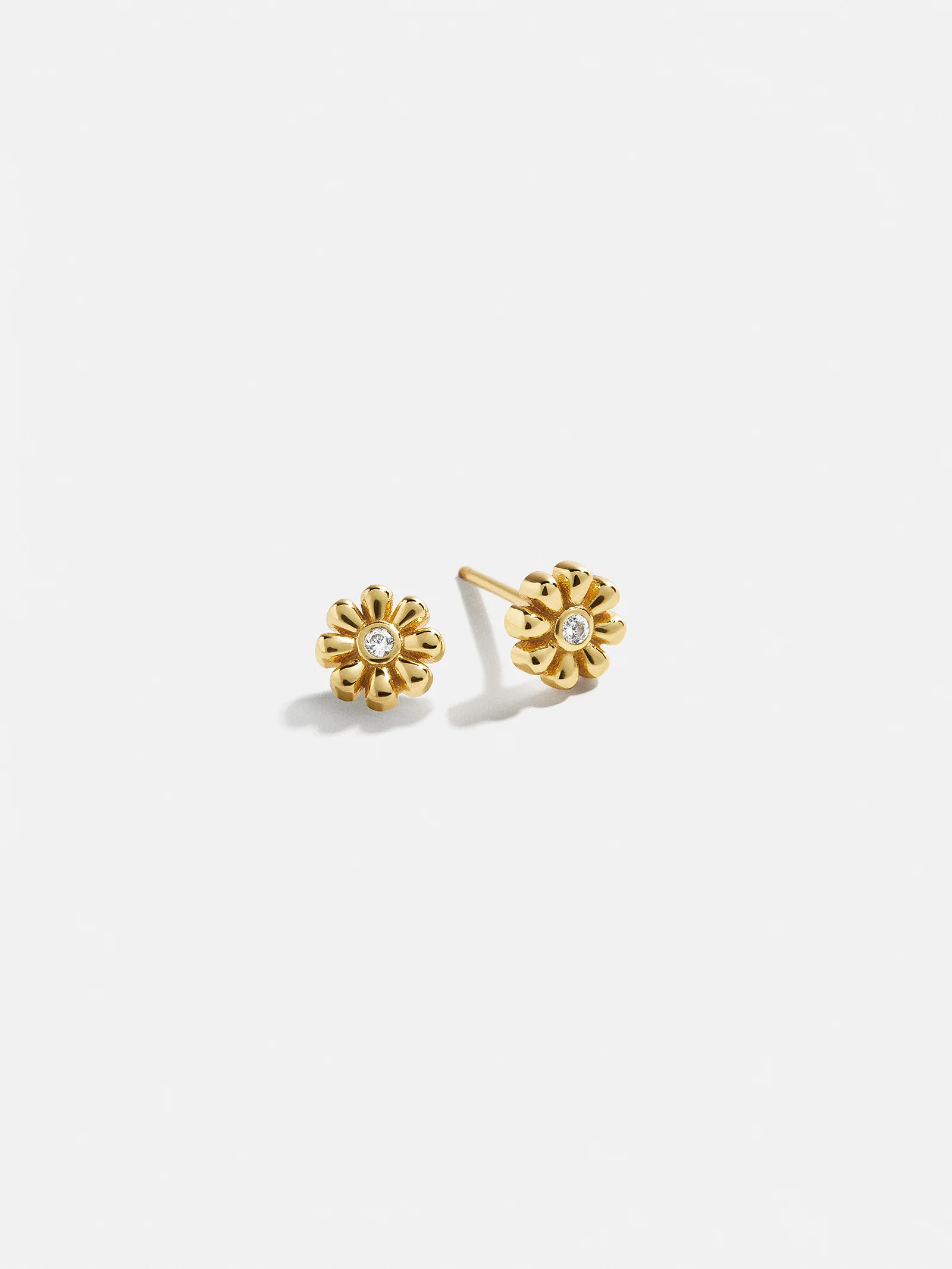 18K Gold Just For Fun Earrings - Flower | BaubleBar