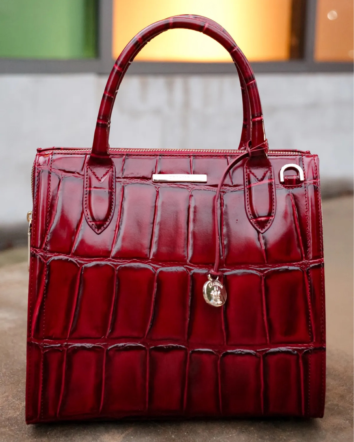 The Merlot color of #Brahmin Small Caroline Leather Satchel is so gorgeous and perfectly on trend for Fall!

#fallaccessories #fall2024trends #fallhandbags #luxuryhandbags 

#LTKOver40 #LTKItBag #LTKStyleTip