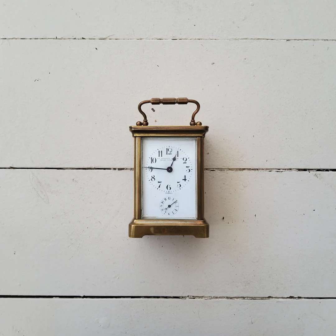 French Carriage Clock With Alarm Antique Brass Clock - Etsy Canada | Etsy (CAD)