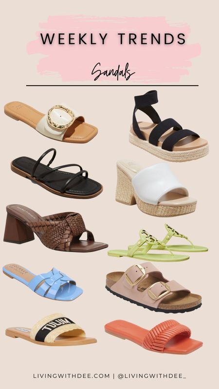 Weekly Trends: Sandals 🩴 Spring Fashion | Flat Sandals | Heeled Sandals

#LTKSeasonal #LTKsalealert #LTKshoecrush