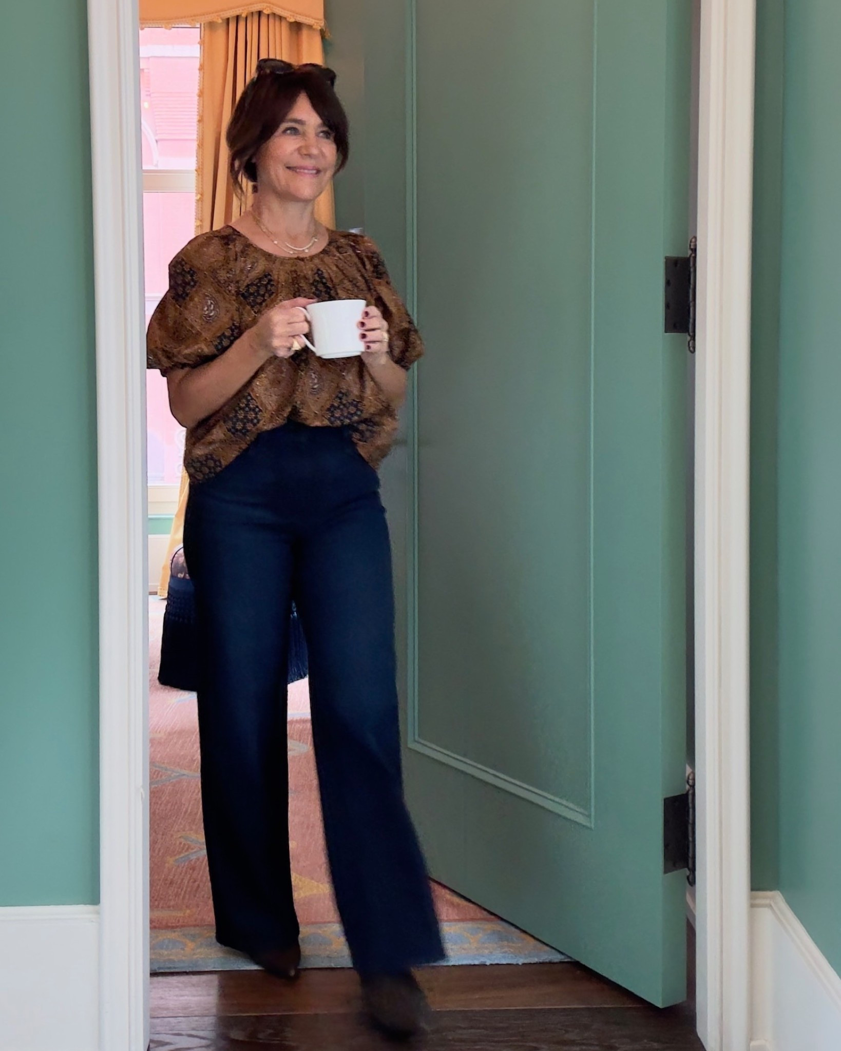 Shopping in NYC outfit! @anthropologie #anthropartner

#LTKSeasonal #LTKTravel #LTKOver40