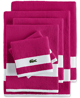 Heritage Sport Stripe Logo Cotton 6-Pc. Bath Towel Set | Macy's