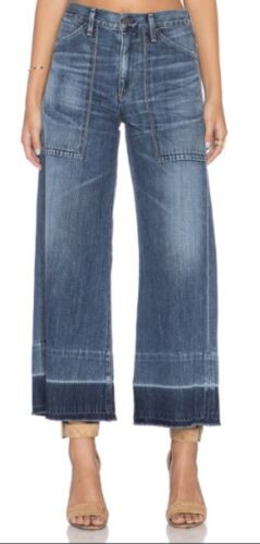 Citizens of Humanity Women's Melanie Wide Leg Crop Trouser RH7 In Retro Size 26 | eBay US