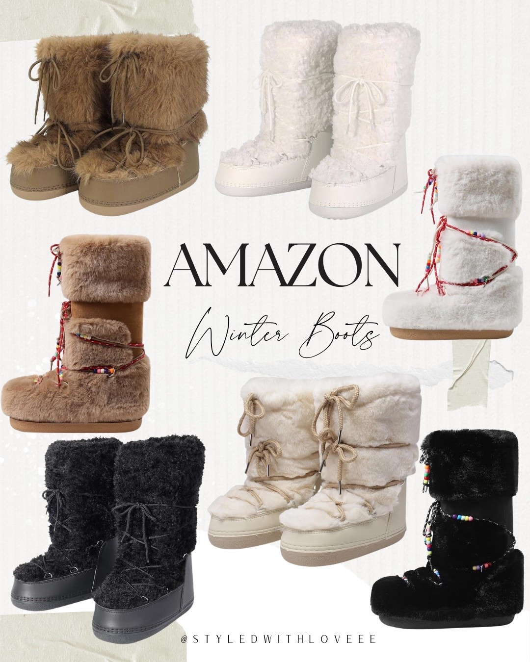Luxury-Inspired Snow Boots
High-end look, Amazon price ✨🤍
👉 Shop the boots here
Arrives before Christmas 🎄
