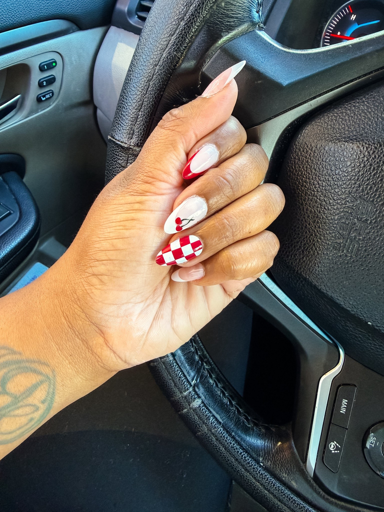 Fun cherry 🍒 nails do end the year 

Salon perfect nails, Walmart finds, press on nails 

#LTKselfcare #LTKBeauty