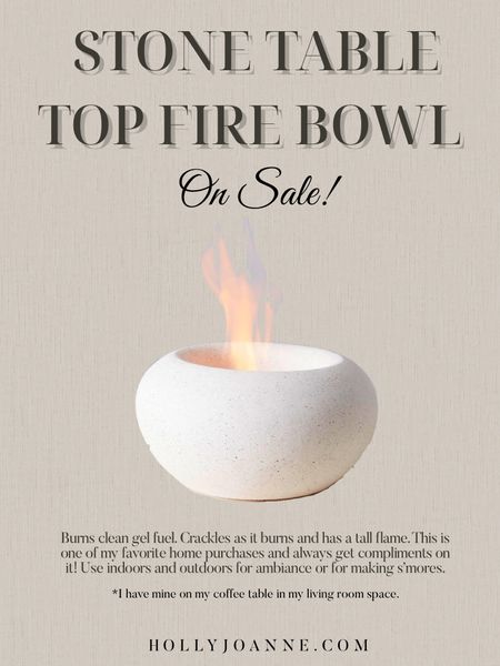 TerraFlame Stone Fire Pit on SALE! Follow @hollyjoannew for style and home finds!! Xx

 Deals | Cyber Week | Tabletop Fire Bowl | Home Ambience | Luxury Home Finds | Wayfair Sale. #HollyJoAnneW 

#LTKhome #LTKGiftGuide #LTKsalealert