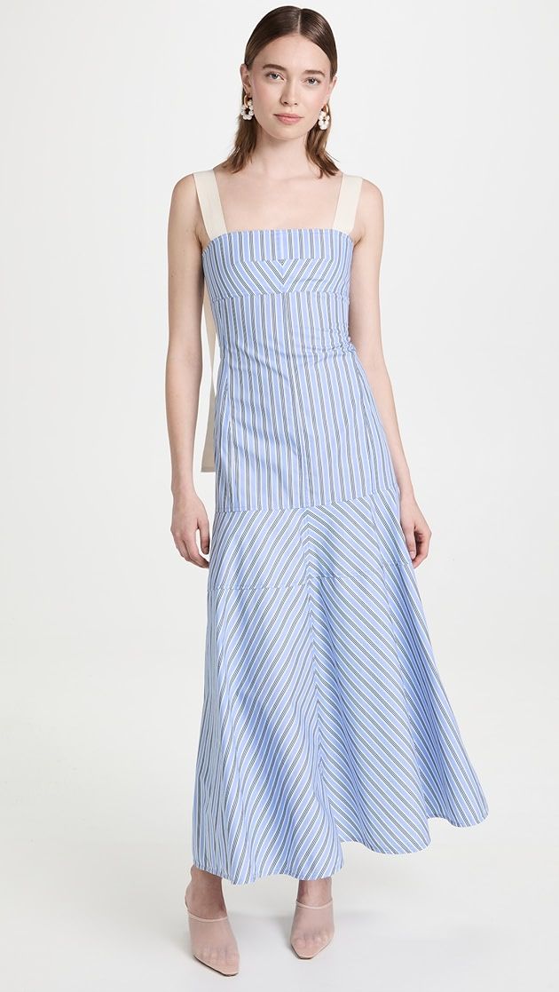 Victoria Beckham Panelled Maxi Dress | SHOPBOP | Shopbop