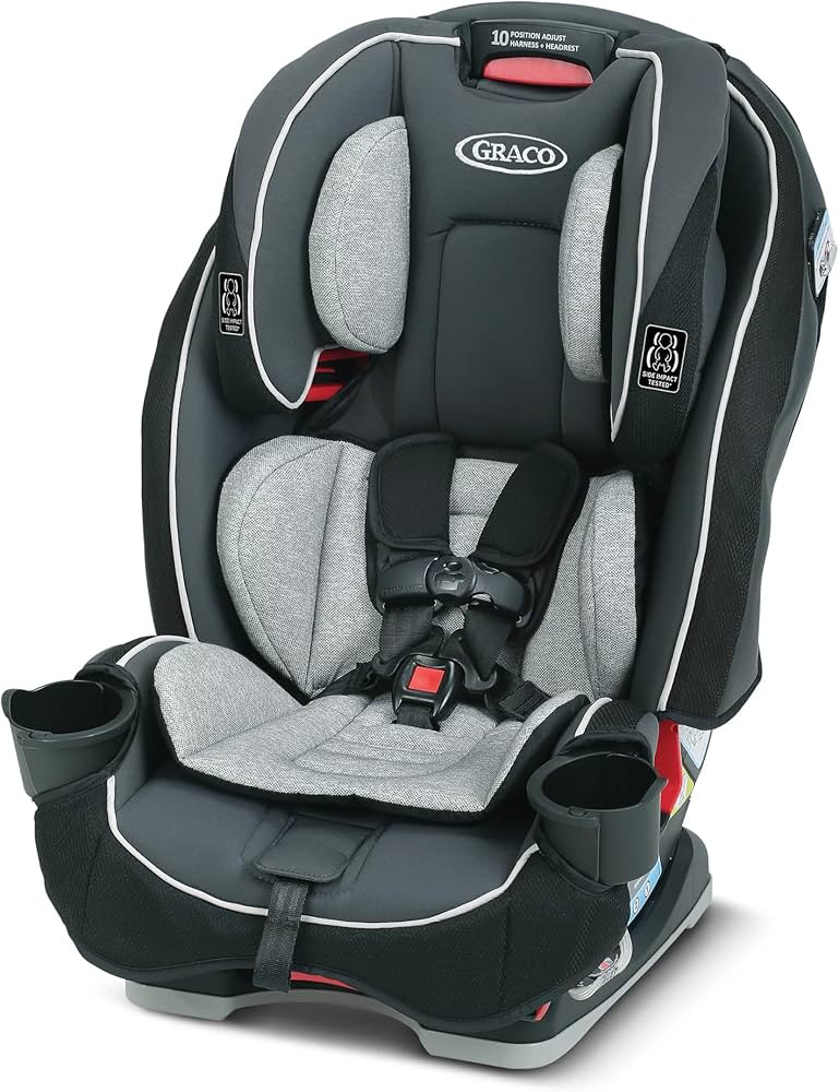 Graco SlimFit 3-in-1 Convertible Car Seat, Ultra-Space-Saving Design, Darcie, Suitable for Rear a... | Amazon (US)