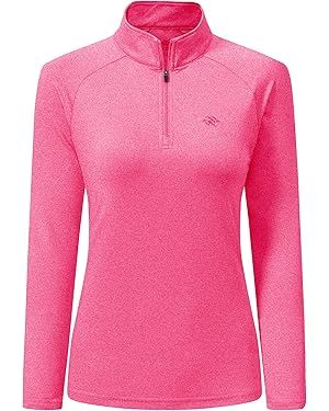 AIRIKE Women's Polo Shirts Long Sleeve Golf Shirts Quick Dry Thermal Lining Lightweight Athletic ... | Amazon (US)