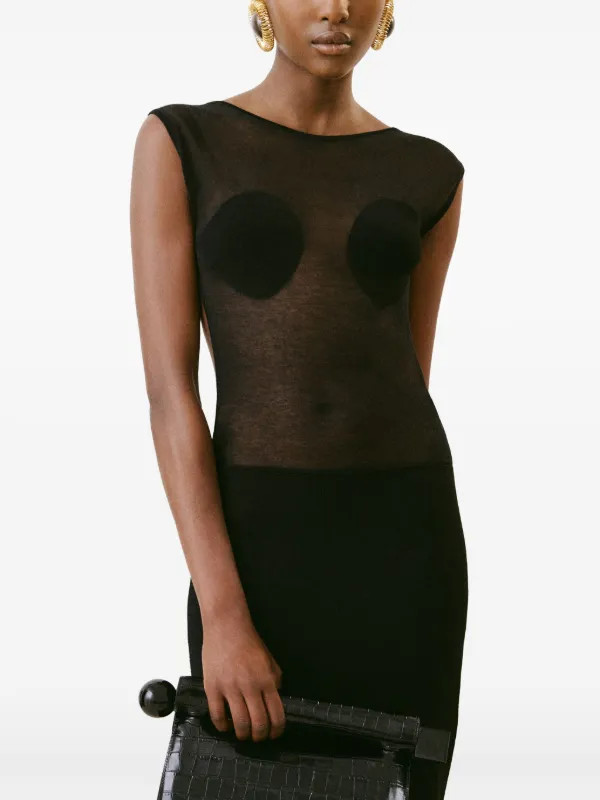 Jacquemus La Pochette Rond Carré Clutch Bag | Black | FARFETCH UK | Farfetch Global