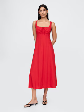 Linen-Blend Maxi Dress | Gap (US)