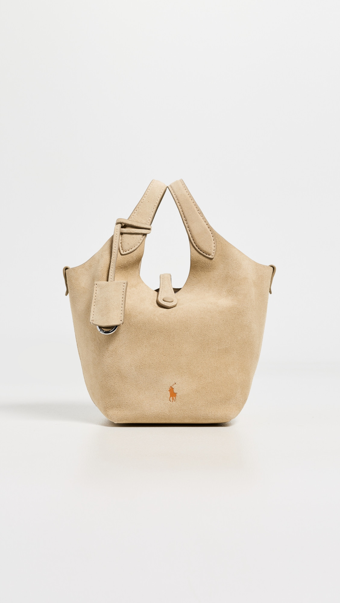 Polo Ralph Lauren Suede Crossbody Small Bag Cashew One Size | Shopbop