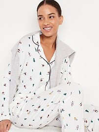 Knit Jersey Pajama Pant Set | Old Navy (US)