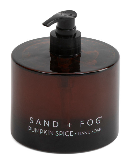 15.7oz Round Pumpkin Spice Scented Soap In Glass Jar | TJ Maxx