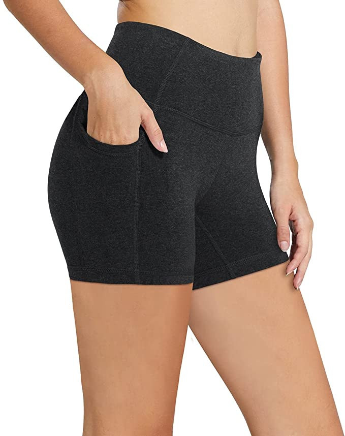 BALEAF Women's 8"/ 7"/ 5" High Waist Biker Shorts Workout Yoga Running Gym Spandex Shorts Side Po... | Amazon (US)