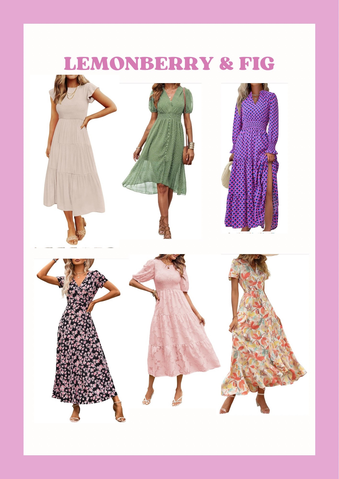 Spring/Easter dresses. Love seeing these spring time colors. 

#LTKStyleTip #LTKSpringSale #LTKSeasonal