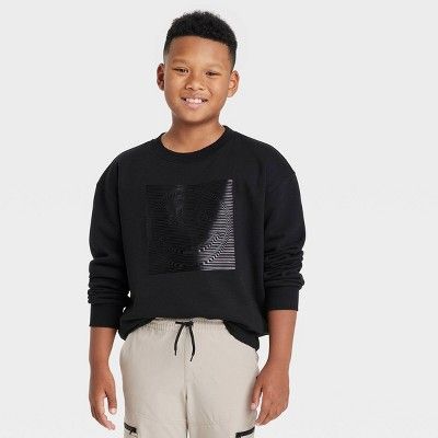Boys' Crew Neck Fleece Pullover Sweatshirt - art class™ | Target