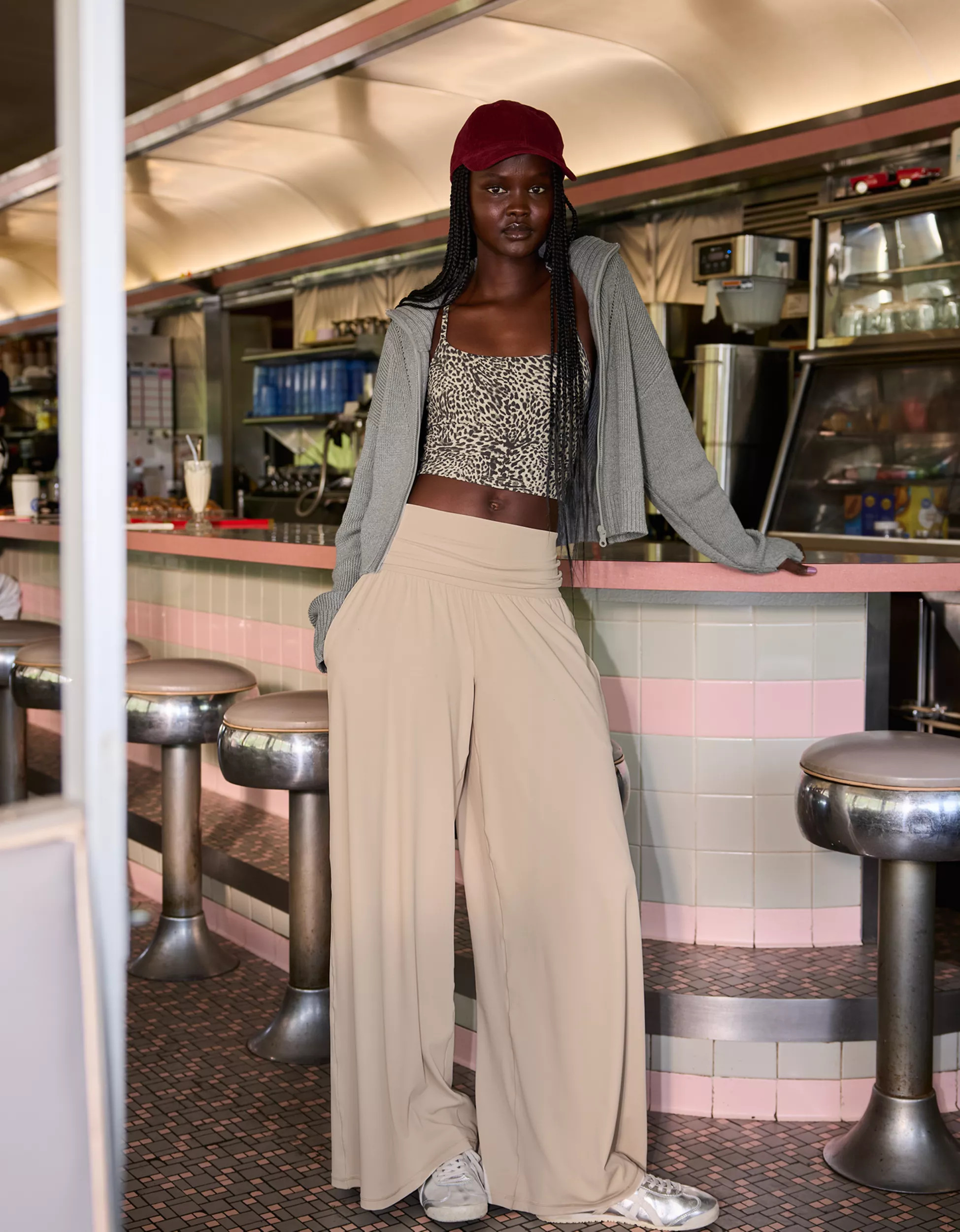 OFFLINE By Aerie Real Me Foldover Super Wide Leg Pant | Aerie