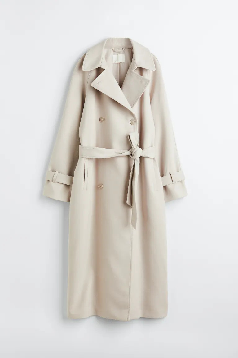 Double-breasted trenchcoat | H&M (UK, MY, IN, SG, PH, TW, HK)