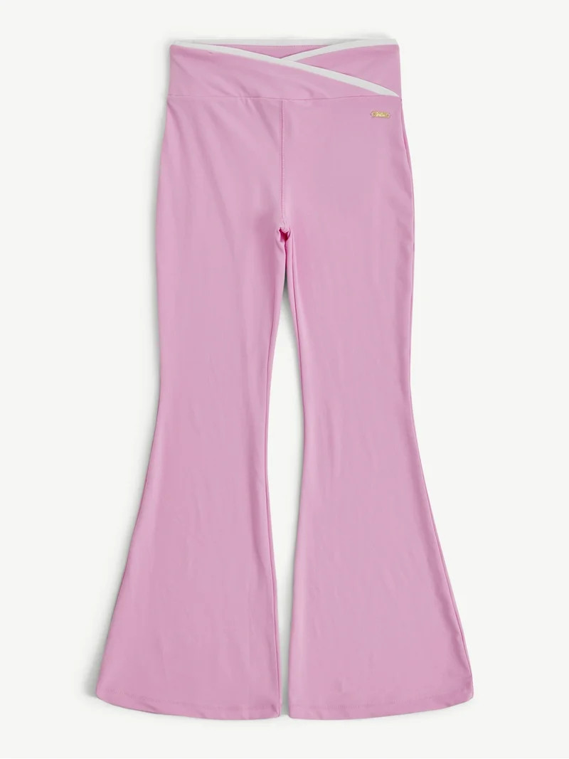 Justice Girl's Crossover Waistband Flare Pant, Sizes XS - XLP | Walmart (US)