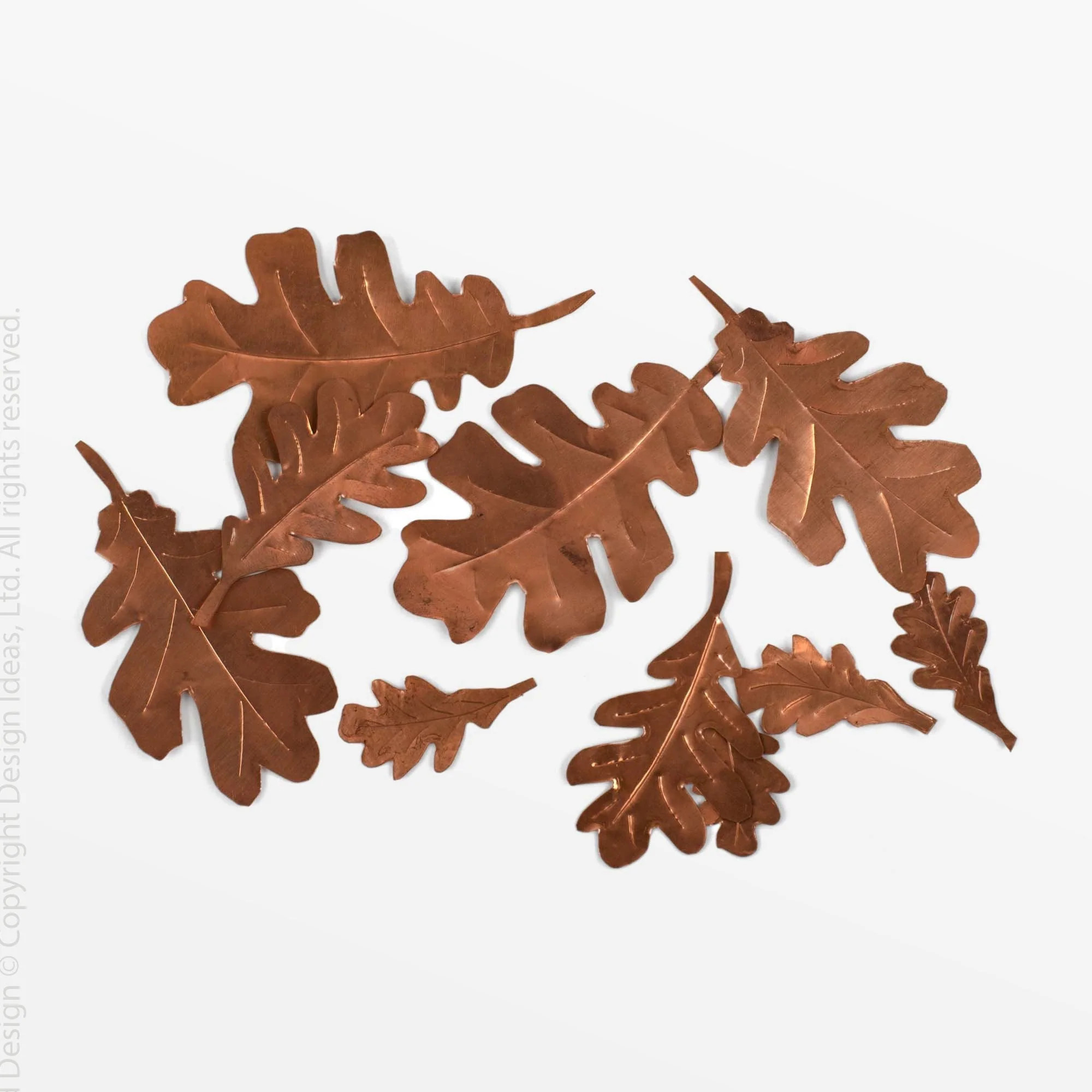 Cassini™ Copper Decorative Leaves | Texxture Home