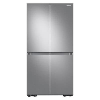 Samsung  29-cu ft 4-Door French Door Refrigerator with Dual Ice Maker and Door within Door (Fing... | Lowe's