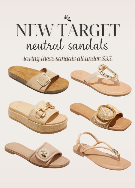New arrival Target sandals under $35 👌🏼

#LTKshoecrush #LTKfindsunder50 #LTKSeasonal