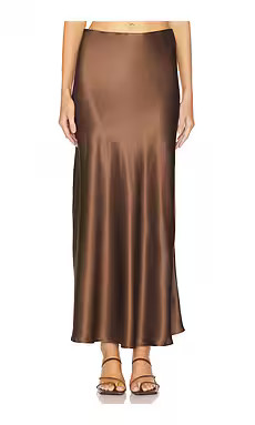 Rue Sophie Rivoli Skirt in Russet from Revolve.com | Revolve Clothing (Global)