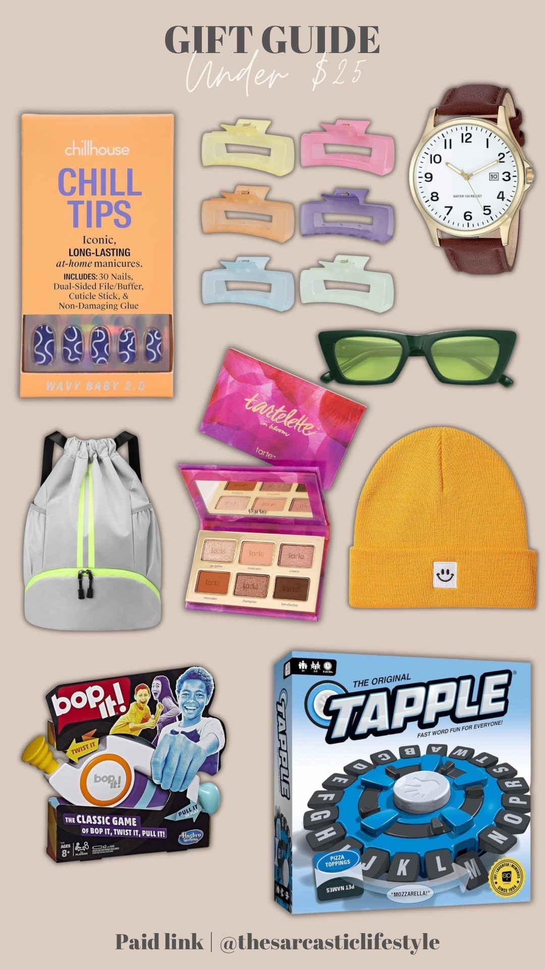 Gifts under $25!

#GiftsUnder25 #Under25Finds #BudgetFriendlyGifts #AffordableGifts #GiftGuide2025 #HolidayGiftsUnder25 #StockingStufferIdeas #SmallGiftsBigJoy #AmazonGiftsUnder25 #CuteGiftsUnder25 #EasyGiftIdeas #GiftGuideForHer #GiftGuideForHim #GiftsForEveryone #BudgetFinds #HolidayDeals #InstaGiftGuide #GiftIdeasOnABudget #SaveAndGift #HolidayShoppingMadeEasy

#LTKGiftGuide #LTKHoliday