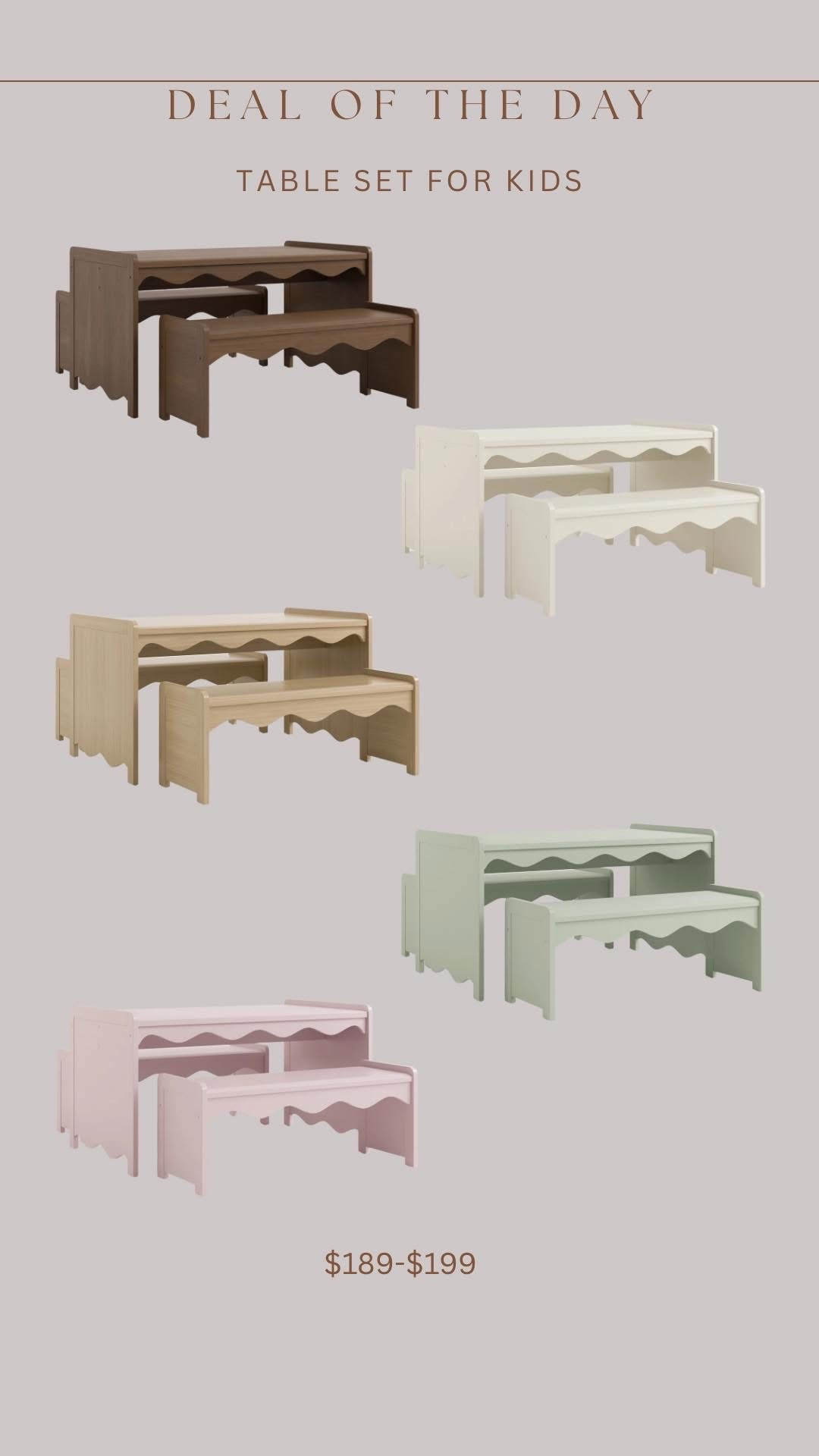 One of my best finds ever is BACK IN STOCK 🚨😍🚨 the cutest table & bench set!! Perfect for multi activity table (crafts, dining, science, play, etc) 

Has been out of stock in all colors since August! 🚨

#LTKKids #LTKHome #LTKGiftGuide