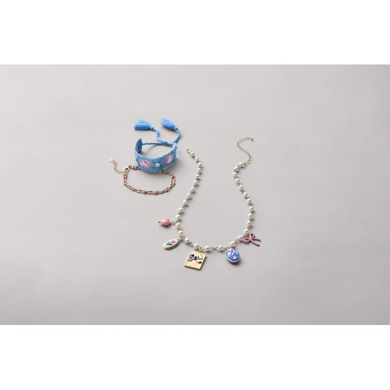 No Boundaries 2pc Floral Bracelet Set | Walmart (US)