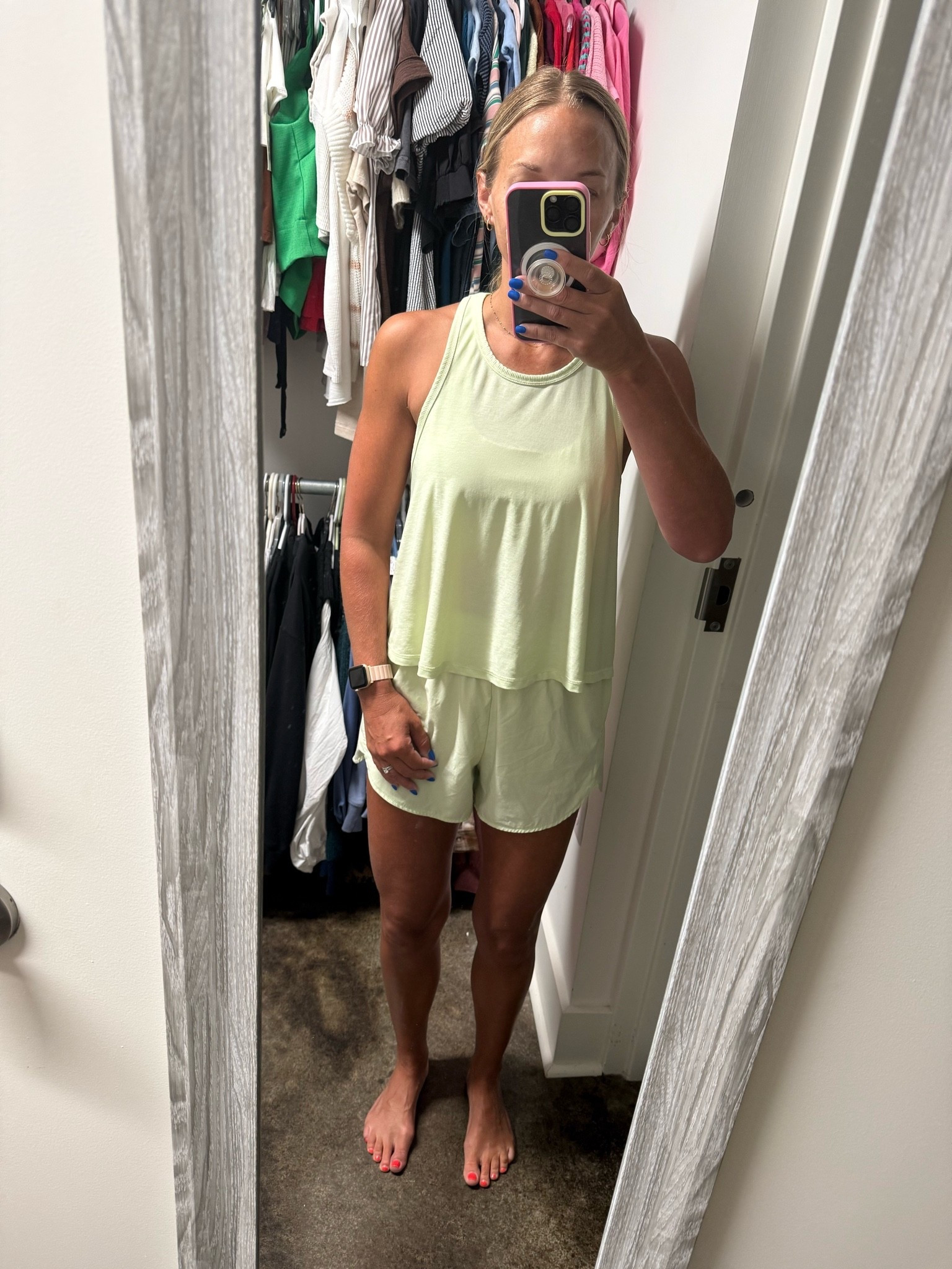 Light green athletic set 💚

#LTKootd #LTKmomlife #LTKfitnessgoals