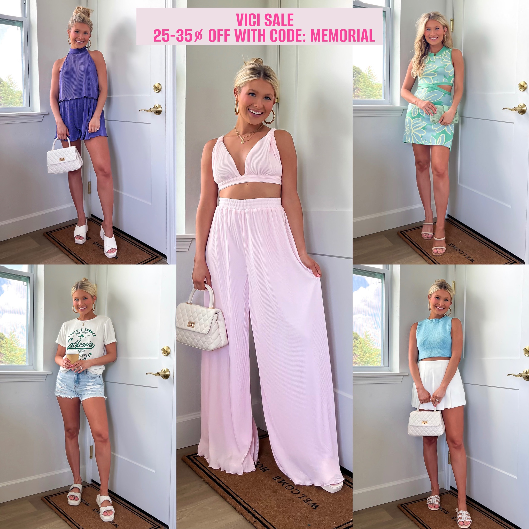 Summer sale. Spring sale. Did she say all. Floral net dress. Plisse two piece set. Summer graphic tea. Denim shorts. Pleated tennis skirt. Sweater crop top. Closet staple pieces. Summer must haves.

#LTKSeasonal #LTKsalealert #LTKstyletip