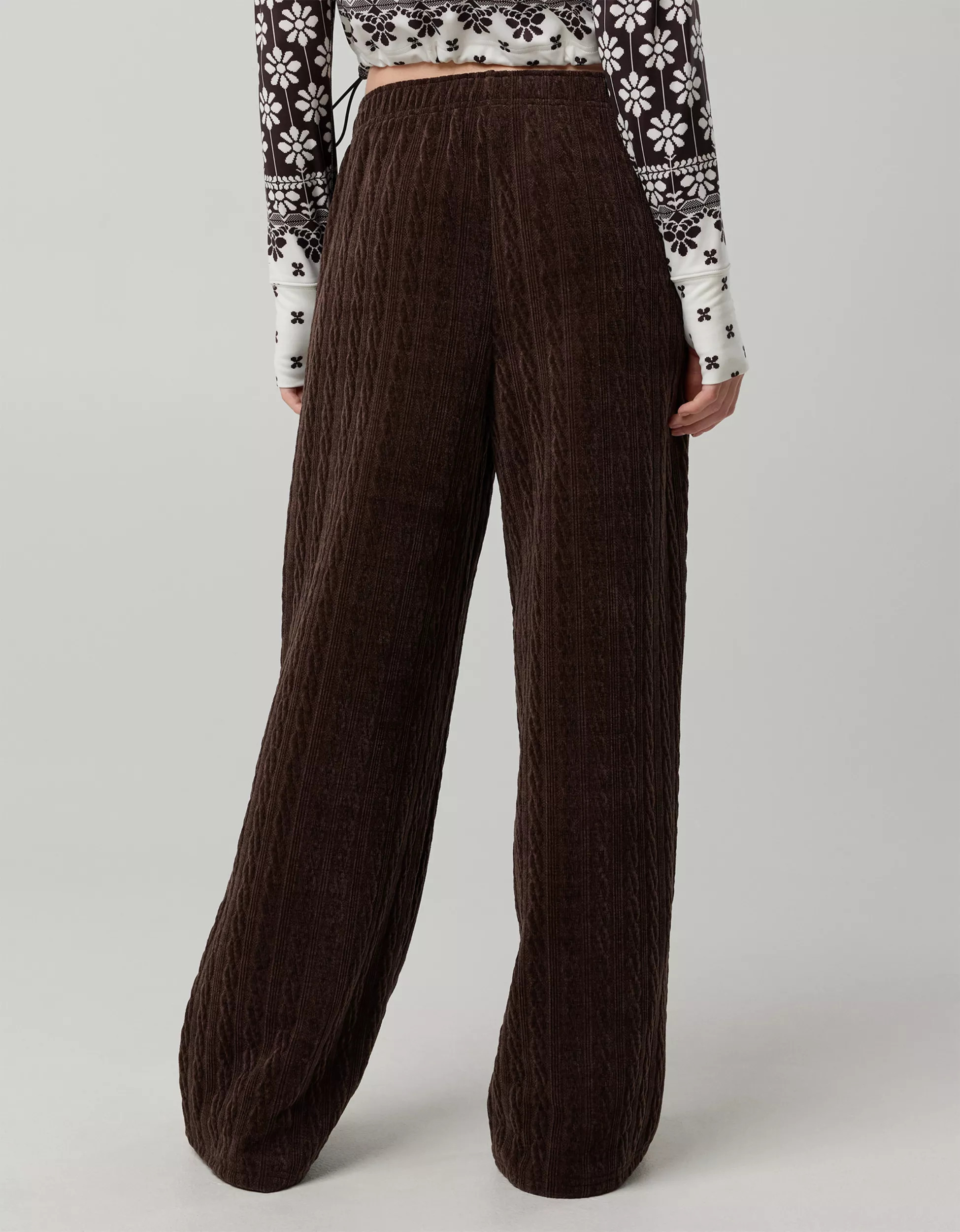 OFFLINE By Aerie Cable Lounge Trouser | Aerie