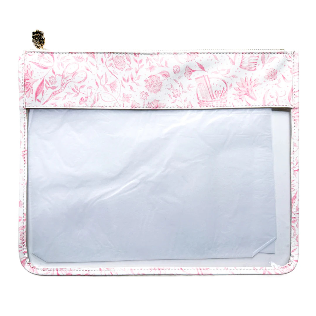Large Needlepoint Print Project Bag | Penny Linn Designs