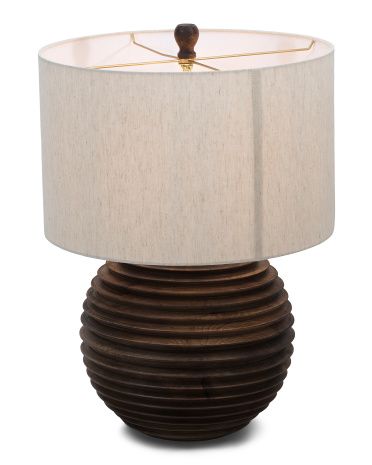 22in Wood Table Lamp | TJ Maxx