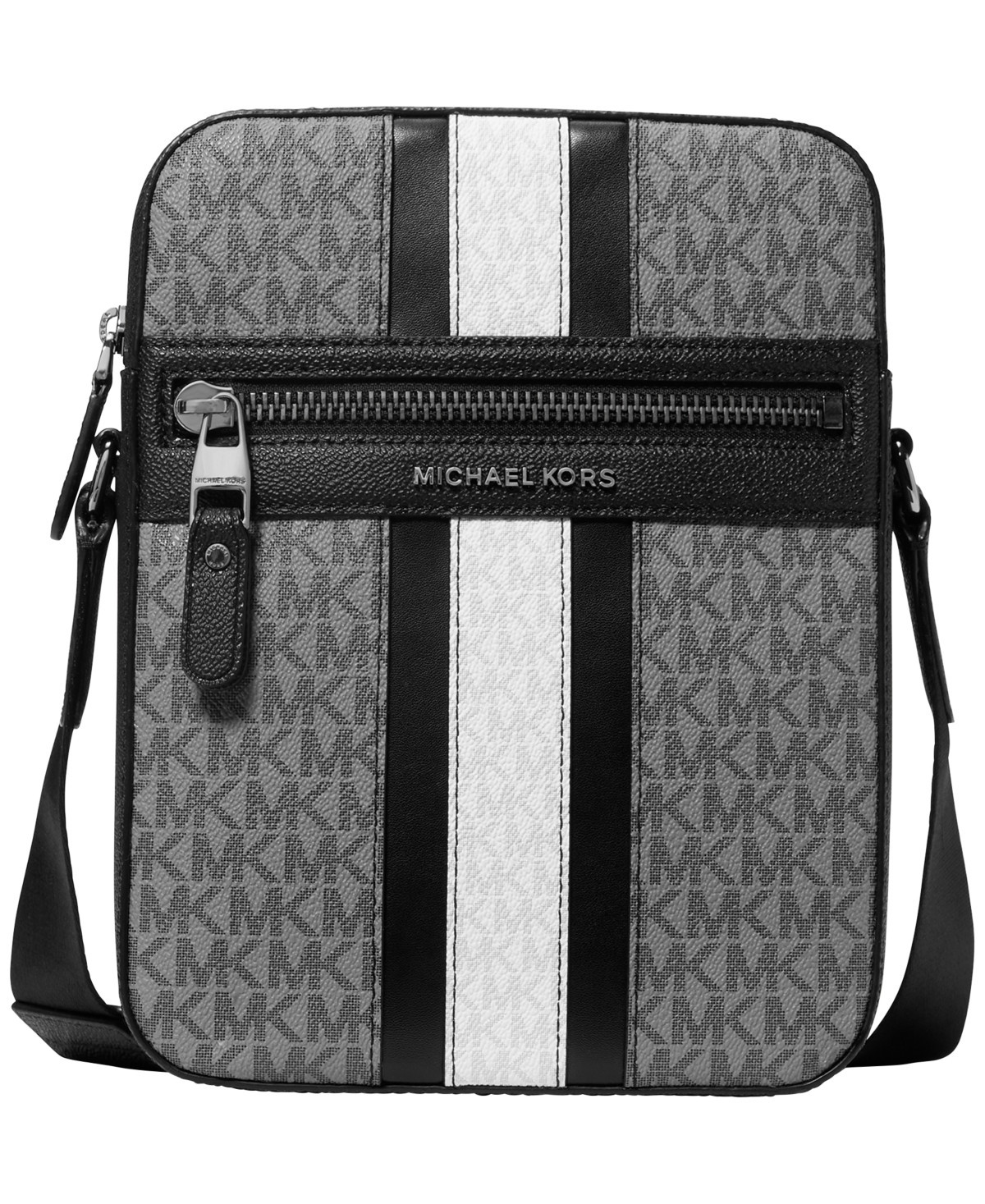 Michael Kors Men's Crossbody Flight Bag - Gray/Black | Macy's