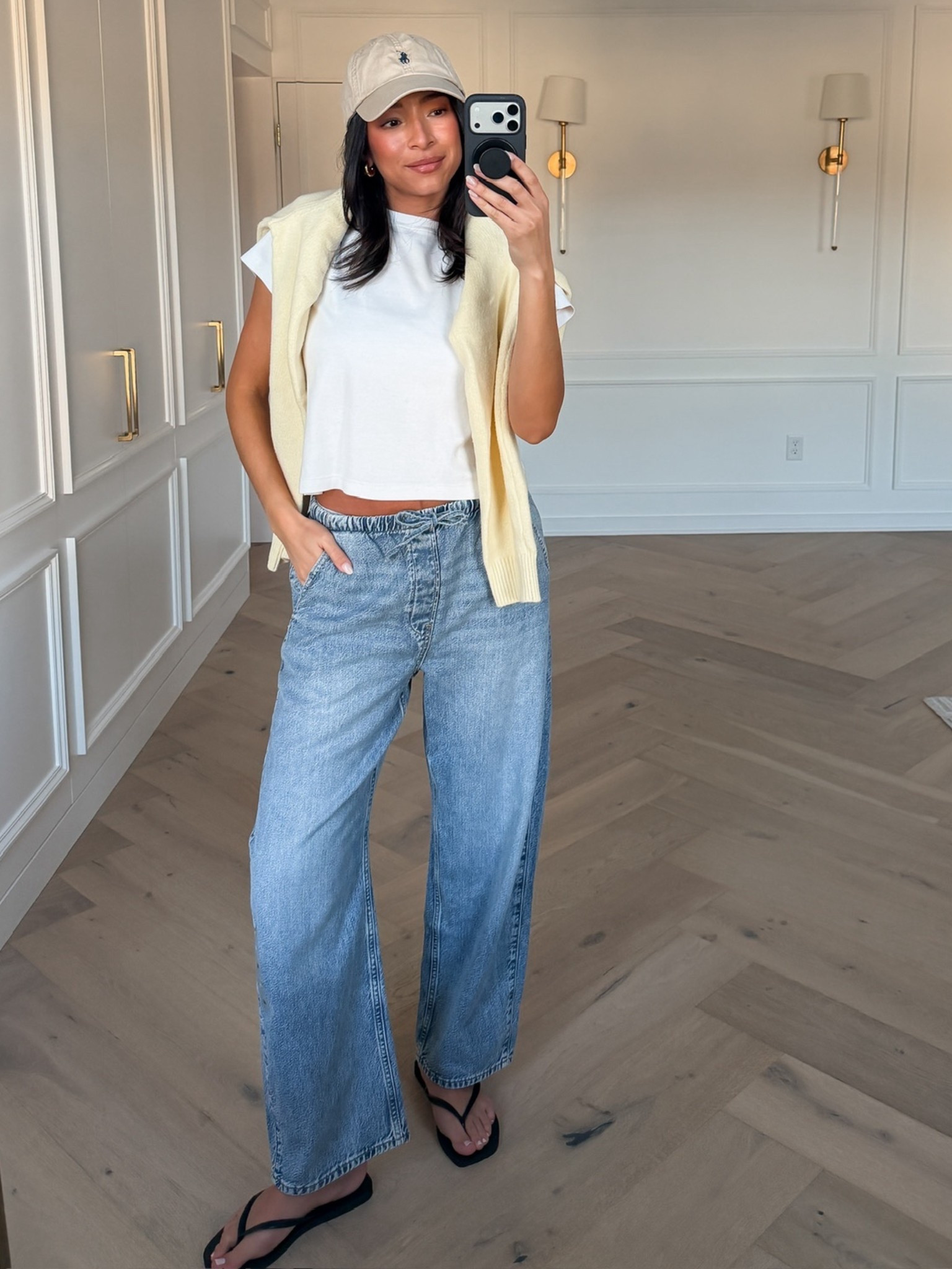 Spring outfit on SALE!! Wearing size S white tee, size L zip up jacket, and size M pants 🤍 These pants are super comfortable and have an elastic waistband! 

spring fashion, spring style, spring outfit, casual outfit, weekend outfit, errands outfit, mom outfit, postpartum outfit

#LTKSeasonal #LTKSaleAlert #LTKmomlife