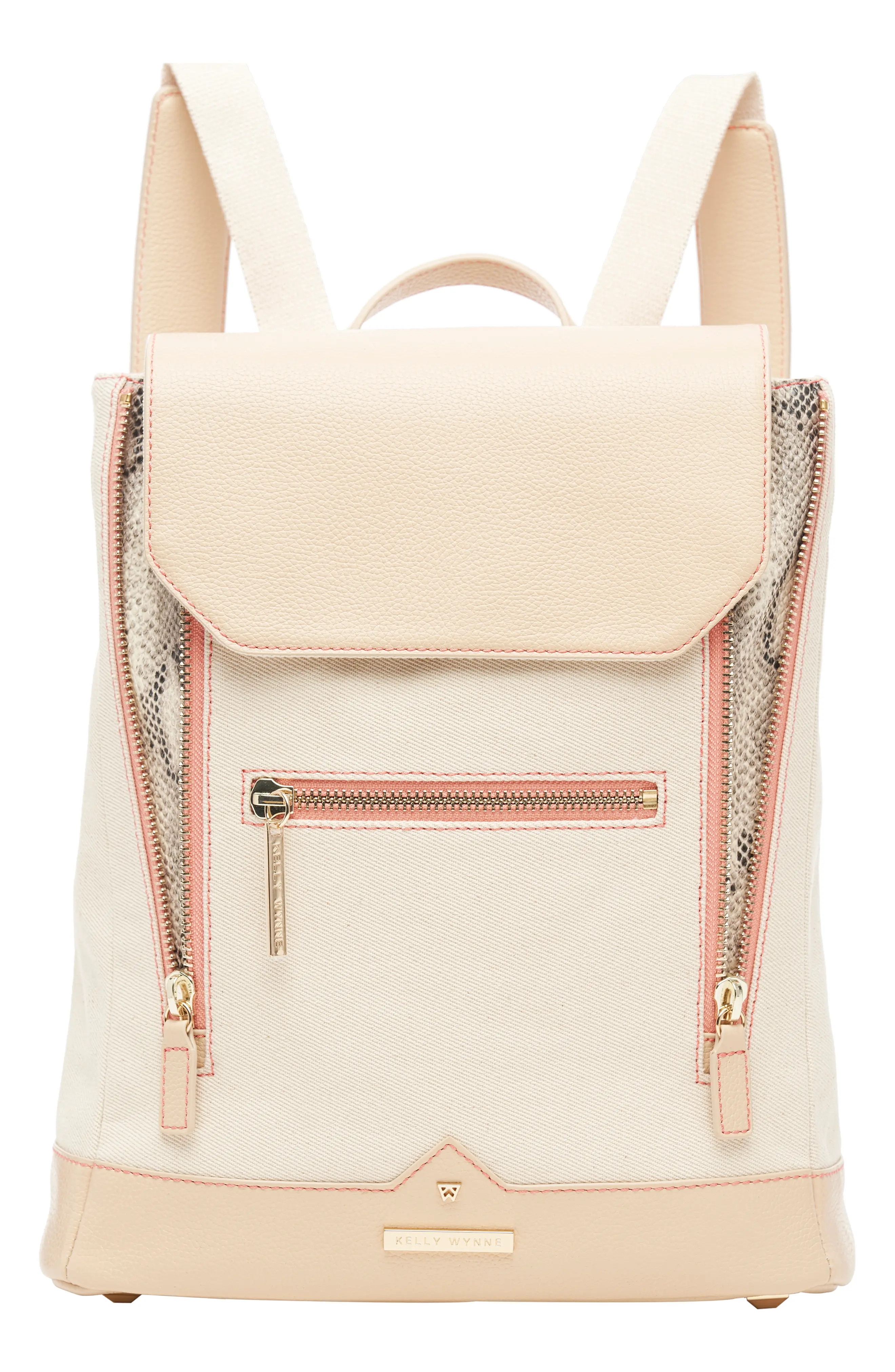 Kelly Wynne Bon Voyage Backpack in Nude at Nordstrom | Nordstrom