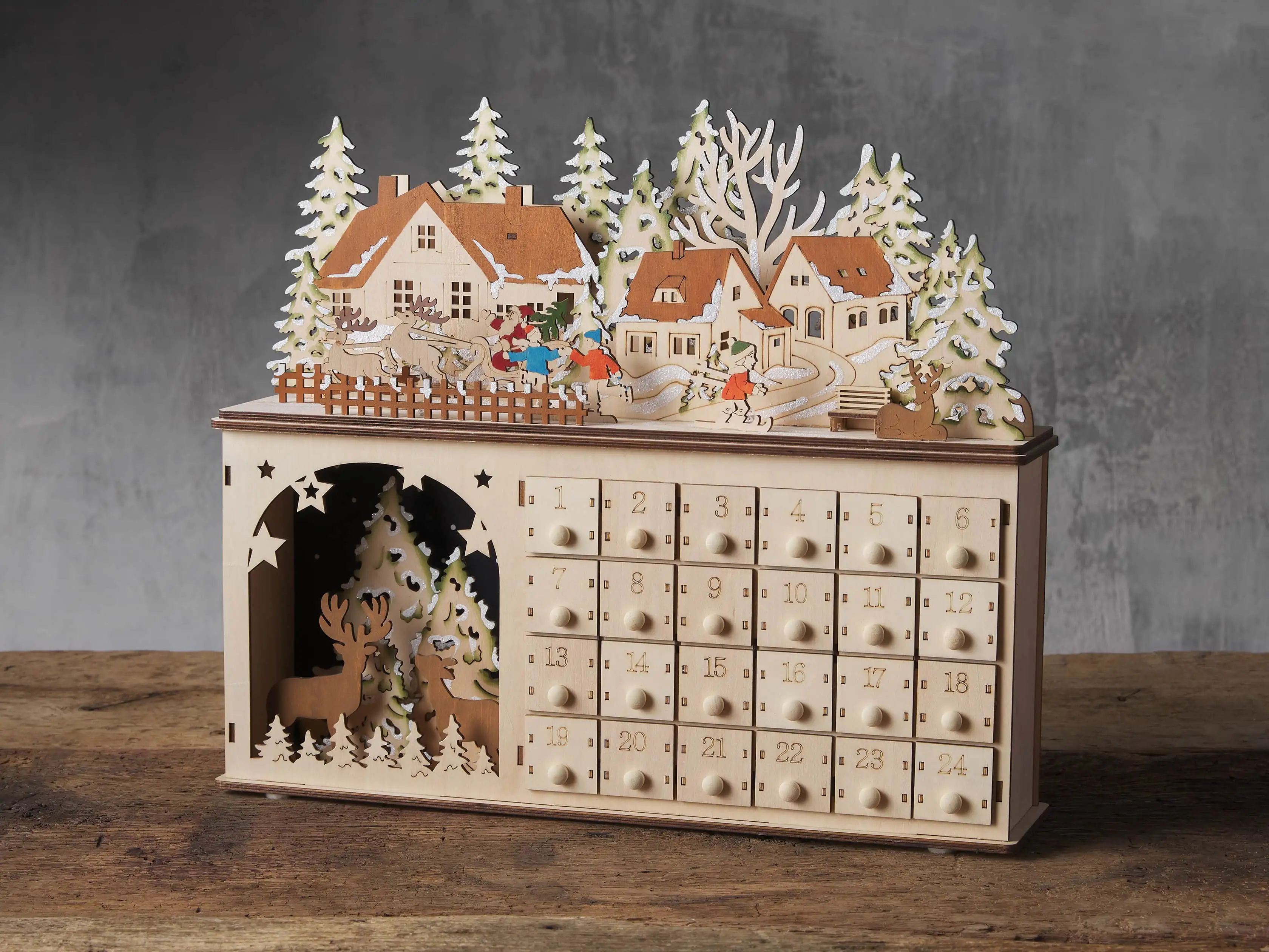 Celebrate every day this holiday season and count the days until Christmas. Our Village Advent Ca... | Arhaus