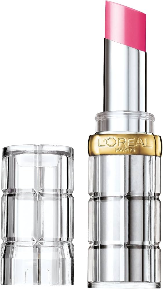 L'Oreal Paris Makeup Colour Riche Shine Lipstick, Glazed Pink, 0.1 oz. | Amazon (US)