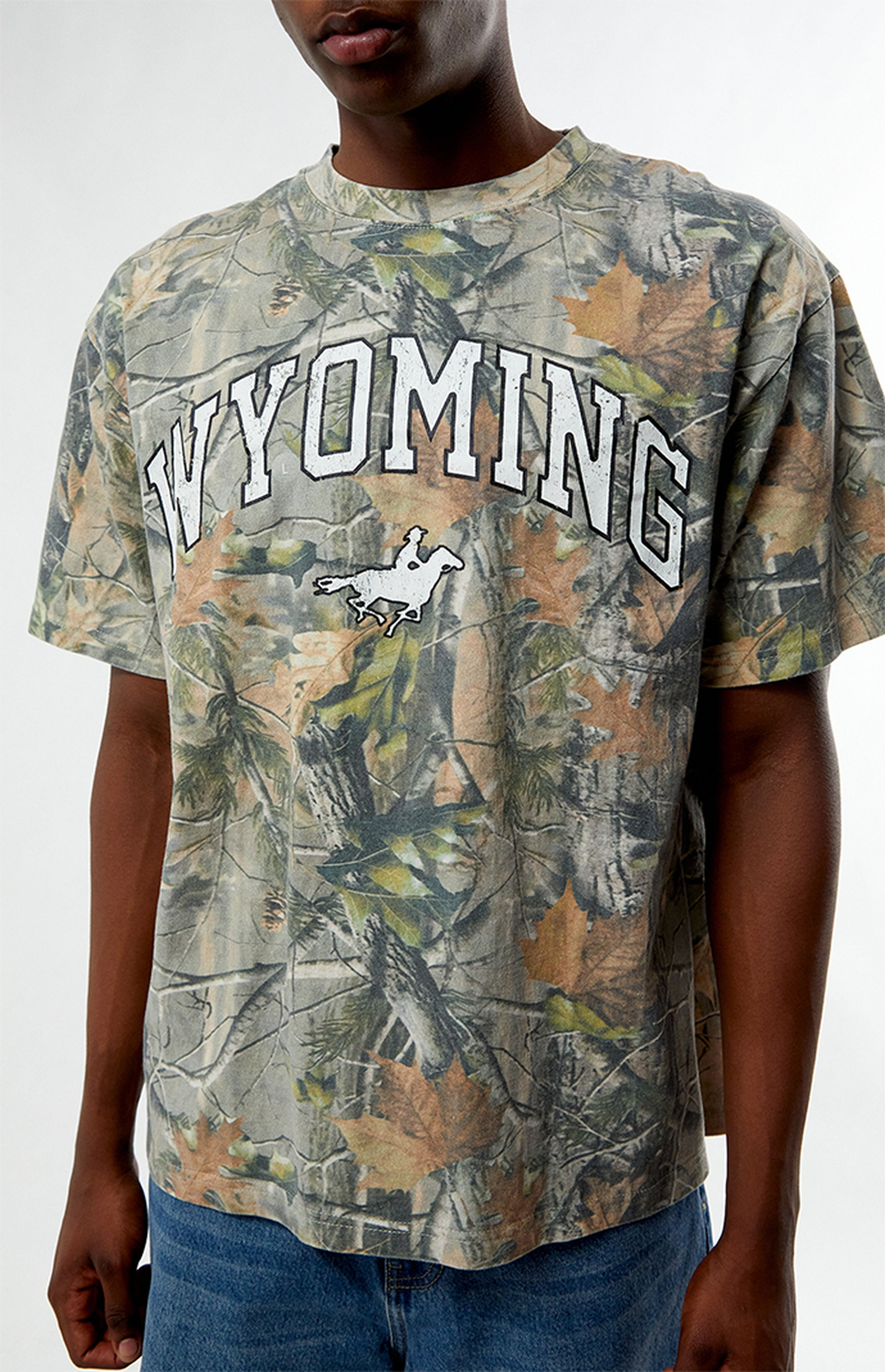 Pacsun Wyoming Camo Tree T-Shirt | PacSun