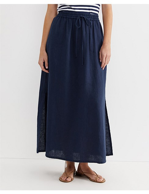 Sportscraft Lulu Linen Maxi Skirt | David Jones | David Jones (Australia & New Zealand)