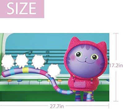 Gabby Party Supplies, Gabby Party Favors, Gabby Party Games, Pin the Cupcakes Inside Dotted Box o... | Amazon (US)