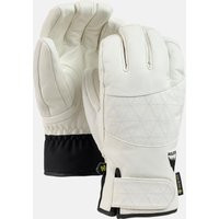 W26 Burton Women's GORE-TEX Leather Gondy Gloves, Stout White, XS | Burton Snowboards US